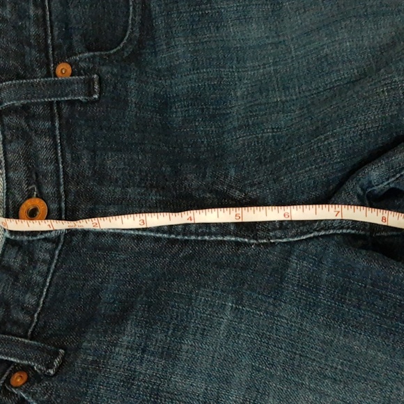 AG the Club Low Rise Bootcut Flare Medium Dark Wash Blue Denim Jeans 30R - Picture 6 of 15